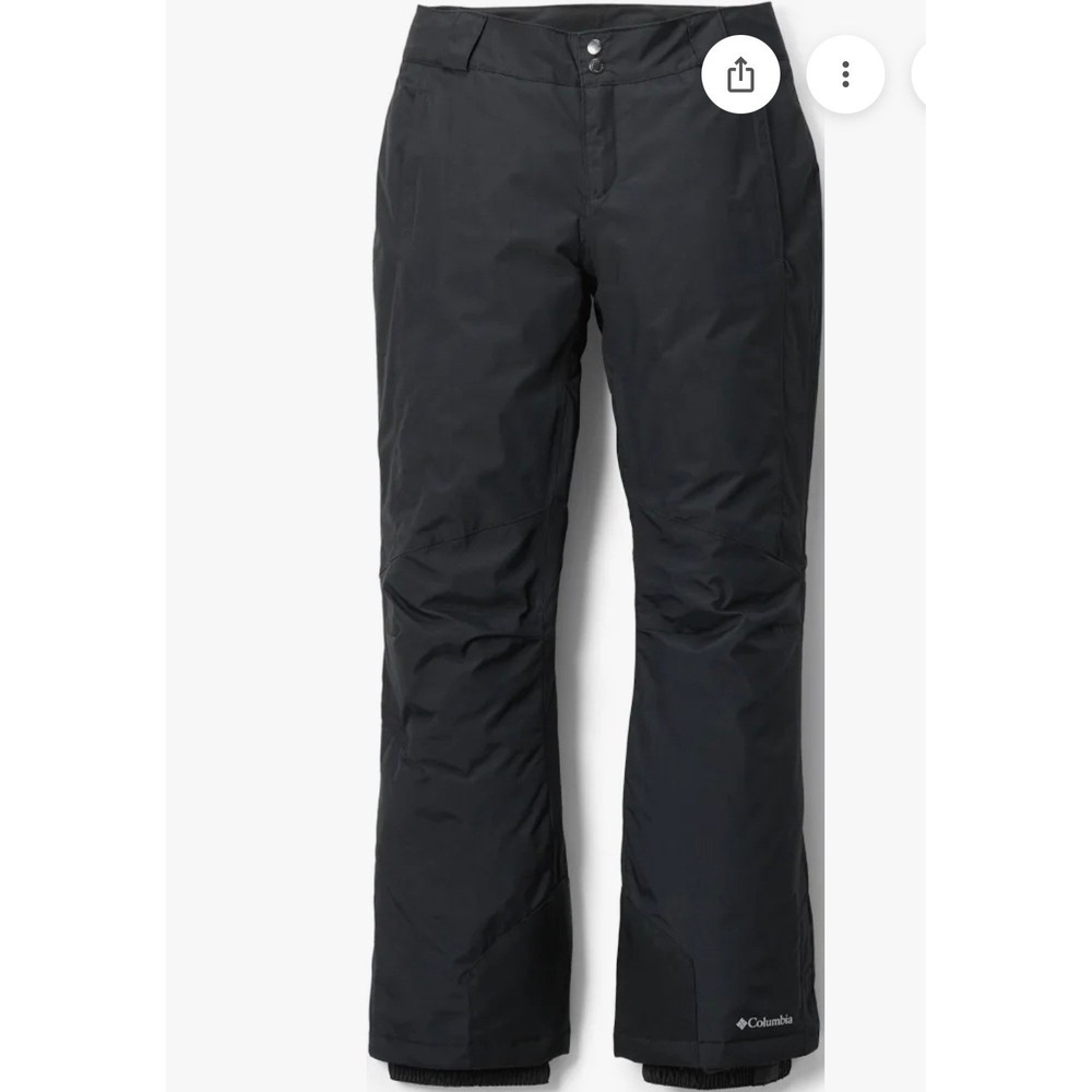 Columbia Mens Omni-Heat Snow Pants Black Insulated‎ Ski Snowboard XXL Regular